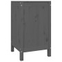 Laundry trunk solid gray pine wood 44x44x76 cm by vidaXL, Laundry baskets - Ref: Foro24-823576, Price: 66,59 €, Discount: %