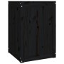 Baúl para la colada madera maciza de pino negro 44x44x66 cm de vidaXL, Cestas para ropa - Ref: Foro24-823568, Precio: 64,46 €...