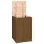 Baúl para colada madera maciza pino marrón miel 44x44x66 cm de vidaXL, Cestas para ropa - Ref: Foro24-823567, Precio: 63,32 €...