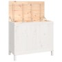 Laundry trunk solid white pine wood 88.5x44x76 cm by vidaXL, Laundry baskets - Ref: Foro24-823580, Price: 141,67 €, Discount: %