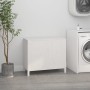 Laundry trunk solid white pine wood 88.5x44x76 cm by vidaXL, Laundry baskets - Ref: Foro24-823580, Price: 141,67 €, Discount: %