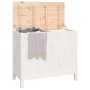 Laundry trunk solid white pine wood 88.5x44x76 cm by vidaXL, Laundry baskets - Ref: Foro24-823580, Price: 141,67 €, Discount: %