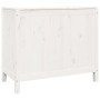 Laundry trunk solid white pine wood 88.5x44x76 cm by vidaXL, Laundry baskets - Ref: Foro24-823580, Price: 141,67 €, Discount: %