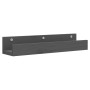 Wall shelves 2 pcs solid gray pine wood 50x12x9 cm by vidaXL, Shelves and shelves - Ref: Foro24-823586, Price: 26,80 €, Disco...