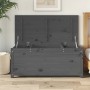 Solid gray pine wood storage box 110x50x45.5 cm by vidaXL, Closets and storage - Ref: Foro24-823541, Price: 172,13 €, Discoun...