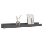 Wall shelves 2 pcs solid gray pine wood 110x12x9 cm by vidaXL, Shelves and shelves - Ref: Foro24-823596, Price: 45,53 €, Disc...