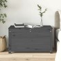 Solid gray pine wood storage box 80x40x45.5 cm by vidaXL, Closets and storage - Ref: Foro24-823536, Price: 101,37 €, Discount: %