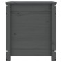 Solid gray pine wood storage box 80x40x45.5 cm by vidaXL, Closets and storage - Ref: Foro24-823536, Price: 101,37 €, Discount: %