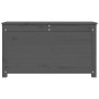 Caja de almacenaje madera maciza de pino gris 80x40x45,5 cm de vidaXL, Armarios y almacenamiento - Ref: Foro24-823536, Precio...