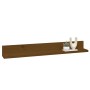 Wall shelves 2 pcs honey brown pine wood 80x11x9 cm by vidaXL, Shelves and shelves - Ref: Foro24-823607, Price: 21,55 €, Disc...