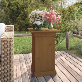 Plant support solid honey brown pine wood 40x40x60 cm by vidaXL, Pot stands - Ref: Foro24-823632, Price: 42,99 €, Discount: %