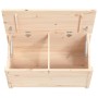 Caja de almacenamiento madera maciza de pino 80x40x45,5 cm de vidaXL, Armarios y almacenamiento - Ref: Foro24-823534, Precio:...