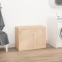 Solid pine wood laundry trunk 88.5x44x66 cm by vidaXL, Laundry baskets - Ref: Foro24-823569, Price: 107,09 €, Discount: %