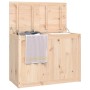 Solid pine wood laundry trunk 88.5x44x66 cm by vidaXL, Laundry baskets - Ref: Foro24-823569, Price: 107,09 €, Discount: %