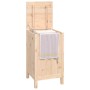 Solid pine wood laundry trunk 44x44x76 cm by vidaXL, Laundry baskets - Ref: Foro24-823574, Price: 73,99 €, Discount: %