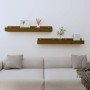 Wall shelves 2 pcs honey brown pine wood 80x12x9 cm by vidaXL, Shelves and shelves - Ref: Foro24-823592, Price: 27,33 €, Disc...