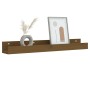 Wall shelves 2 pcs honey brown pine wood 80x12x9 cm by vidaXL, Shelves and shelves - Ref: Foro24-823592, Price: 27,33 €, Disc...