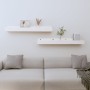 Wall shelves 2 pcs solid white pine wood 80x12x9 cm by vidaXL, Shelves and shelves - Ref: Foro24-823590, Price: 36,08 €, Disc...