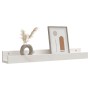 Wall shelves 2 pcs solid white pine wood 80x12x9 cm by vidaXL, Shelves and shelves - Ref: Foro24-823590, Price: 36,08 €, Disc...