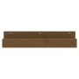 Wall shelves 2 units made of pine wood in honey brown color 50x12x9 cm by vidaXL, Shelves and shelves - Ref: Foro24-823587, P...