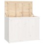 Solid white pine laundry chest 88.5x44x66 cm by vidaXL, Laundry baskets - Ref: Foro24-823570, Price: 127,12 €, Discount: %