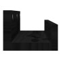 Wall shelves 2 pcs solid black pine wood 50x12x9 cm by vidaXL, Shelves and shelves - Ref: Foro24-823588, Price: 22,02 €, Disc...