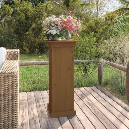 Plant support solid honey brown pine wood 40x40x90 cm by vidaXL, Garden furniture - Ref: Foro24-823637, Price: 65,09 €, Disco...