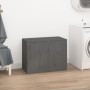 Laundry trunk solid gray pine wood 88.5x44x66 cm by vidaXL, Laundry baskets - Ref: Foro24-823571, Price: 139,67 €, Discount: %