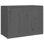 Laundry trunk solid gray pine wood 88.5x44x66 cm by vidaXL, Laundry baskets - Ref: Foro24-823571, Price: 139,67 €, Discount: %