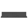 Wall shelves 2 units solid pine wood gray 50x11x9 cm by vidaXL, Shelves and shelves - Ref: Foro24-823601, Price: 23,01 €, Dis...