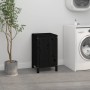 Laundry trunk solid black pine wood 44x44x76 cm by vidaXL, Laundry baskets - Ref: Foro24-823578, Price: 74,00 €, Discount: %