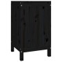 Laundry trunk solid black pine wood 44x44x76 cm by vidaXL, Laundry baskets - Ref: Foro24-823578, Price: 74,00 €, Discount: %