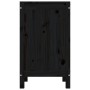 Laundry trunk solid black pine wood 44x44x76 cm by vidaXL, Laundry baskets - Ref: Foro24-823578, Price: 74,00 €, Discount: %