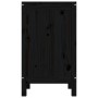 Baúl para la colada madera maciza de pino negro 44x44x76 cm de vidaXL, Cestas para ropa - Ref: Foro24-823578, Precio: 74,00 €...