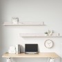 Wall shelves 2 pcs solid white pine wood 110x11x9cm by vidaXL, Shelves and shelves - Ref: Foro24-823610, Price: 29,99 €, Disc...