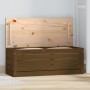 Caja almacenaje madera maciza pino marrón miel 89x36,5x33 cm de vidaXL, Armarios y almacenamiento - Ref: Foro24-823622, Preci...