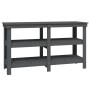 Solid gray pine wood workbench 142.5x50x80 cm by vidaXL, Work tables - Ref: Foro24-823651, Price: 174,22 €, Discount: %