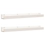 Wall shelves 2 pcs solid white pine wood 110x12x9cm by vidaXL, Shelves and shelves - Ref: Foro24-823595, Price: 33,99 €, Disc...