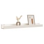 Wall shelves 2 pcs solid white pine wood 110x12x9cm by vidaXL, Shelves and shelves - Ref: Foro24-823595, Price: 33,99 €, Disc...