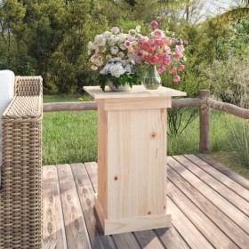 Solid pine wood plant stand 40x40x60 cm by vidaXL, Pot stands - Ref: Foro24-823629, Price: 45,99 €, Discount: %