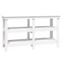 Solid white pine wood workbench 142.5x50x80 cm by vidaXL, Work tables - Ref: Foro24-823650, Price: 214,33 €, Discount: %