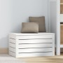 Solid white pine storage box 59.5x36.5x33 cm by vidaXL, Closets and storage - Ref: Foro24-823615, Price: 70,05 €, Discount: %