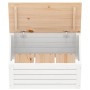 Solid white pine storage box 59.5x36.5x33 cm by vidaXL, Closets and storage - Ref: Foro24-823615, Price: 70,05 €, Discount: %