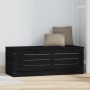 Solid black pine wood storage box 89x36.5x33 cm by vidaXL, Closets and storage - Ref: Foro24-823623, Price: 76,99 €, Discount: %