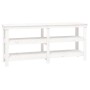 Werkbank aus massivem Kiefernholz weiß 181x50x80 cm von vidaXL, Arbeitstische - Ref: Foro24-823655, Preis: 181,43 €, Rabatt: %