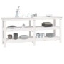 Solid white pine wood workbench 181x50x80 cm by vidaXL, Work tables - Ref: Foro24-823655, Price: 181,43 €, Discount: %