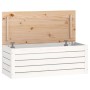 Solid white pine storage box 89x36.5x33 cm by vidaXL, Closets and storage - Ref: Foro24-823620, Price: 82,22 €, Discount: %