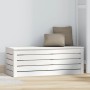 Solid white pine storage box 89x36.5x33 cm by vidaXL, Closets and storage - Ref: Foro24-823620, Price: 82,22 €, Discount: %