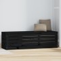 Solid black pine wood storage box 109x36.5x33 cm by vidaXL, Closets and storage - Ref: Foro24-823628, Price: 94,99 €, Discoun...