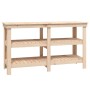 Solid pine wood workbench 142.5x50x80 cm by vidaXL, Work tables - Ref: Foro24-823649, Price: 156,44 €, Discount: %